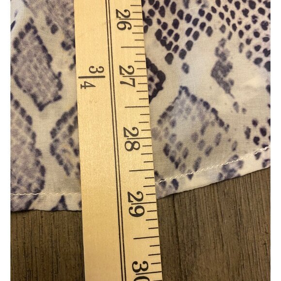 Anthropologie Snake Print Blouse - Picture 9 of 12